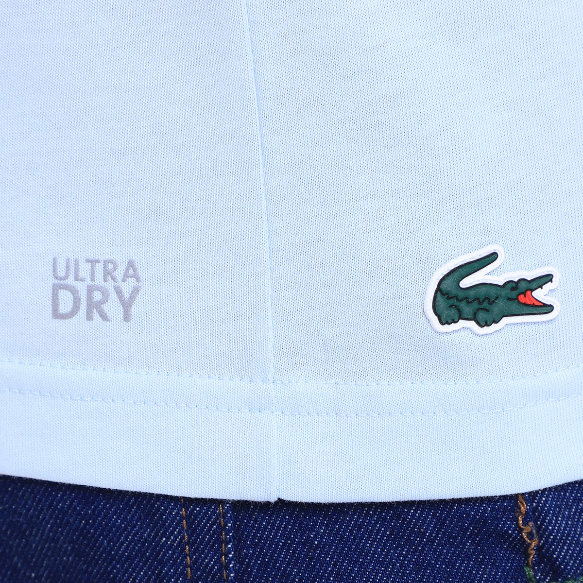 Miniatura Camiseta Lacoste Ultradry Sport Masculina Azul Claro - EEGG