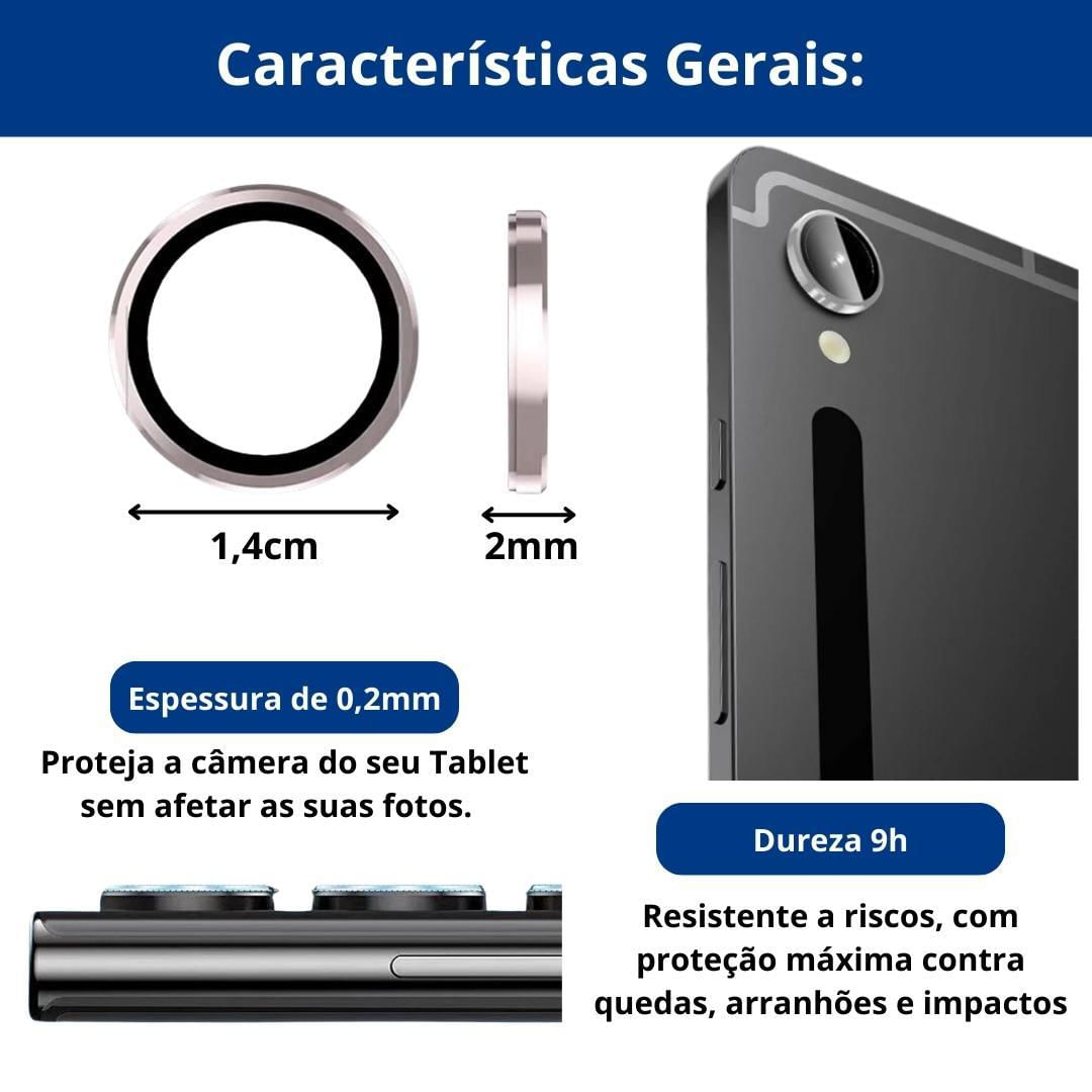 Miniatura Película Câmera Vidro Anti Risco Para Galaxy Tab S9 Plus