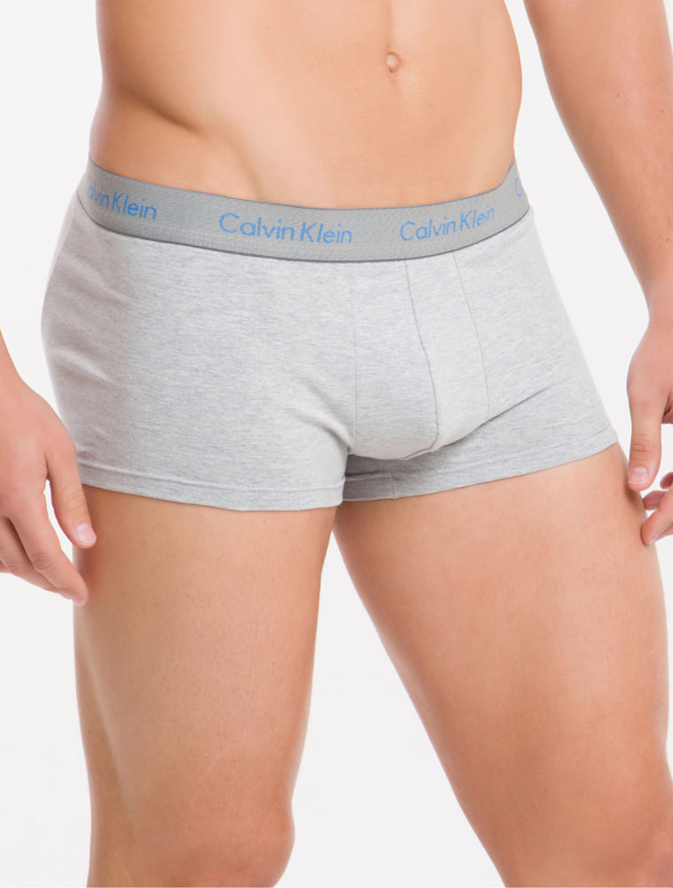 Kit 4 Cuecas Trunk Classic Cintura Baixa Com Elastano Calvin Klein Underwear - Branco + Preto + Mescla Kit 4 Cuecas Trunk Classic Cintura Baixa Com Elastano Calvin Klein Underwear Branco + Preto + Mescla l