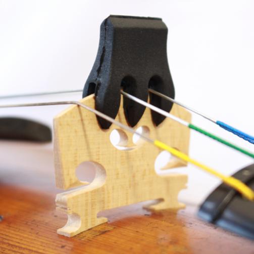 Miniatura Surdina Abafador Borracha Para Violino 4/4