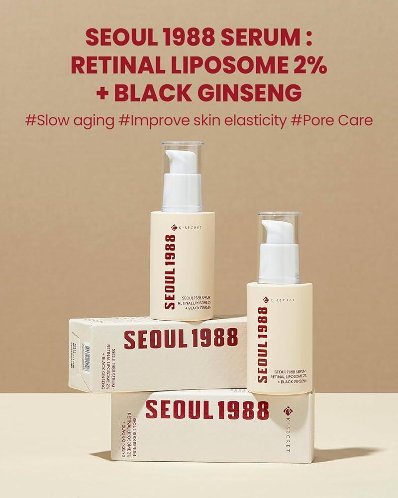 Miniatura Sérum Retinal Liposome 2% Ksecret Seoul 1988 Ginseng Preto