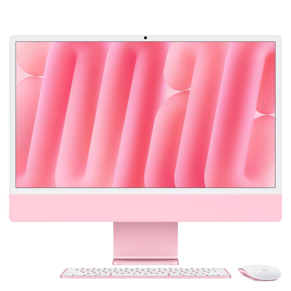 Miniatura iMac 24", M4, CPU 10 núcleos e GPU 10 núcleos, Memória Unificada 16GB, 256GB SSD - Rosa