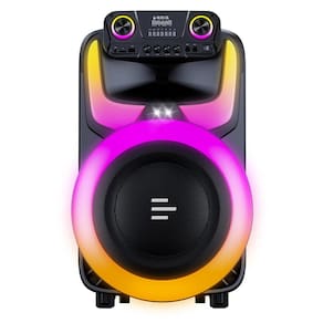 Miniatura Caixa de Som Multilaser Pulse Burst 2 600W Bluetooth Rádio FM Preto