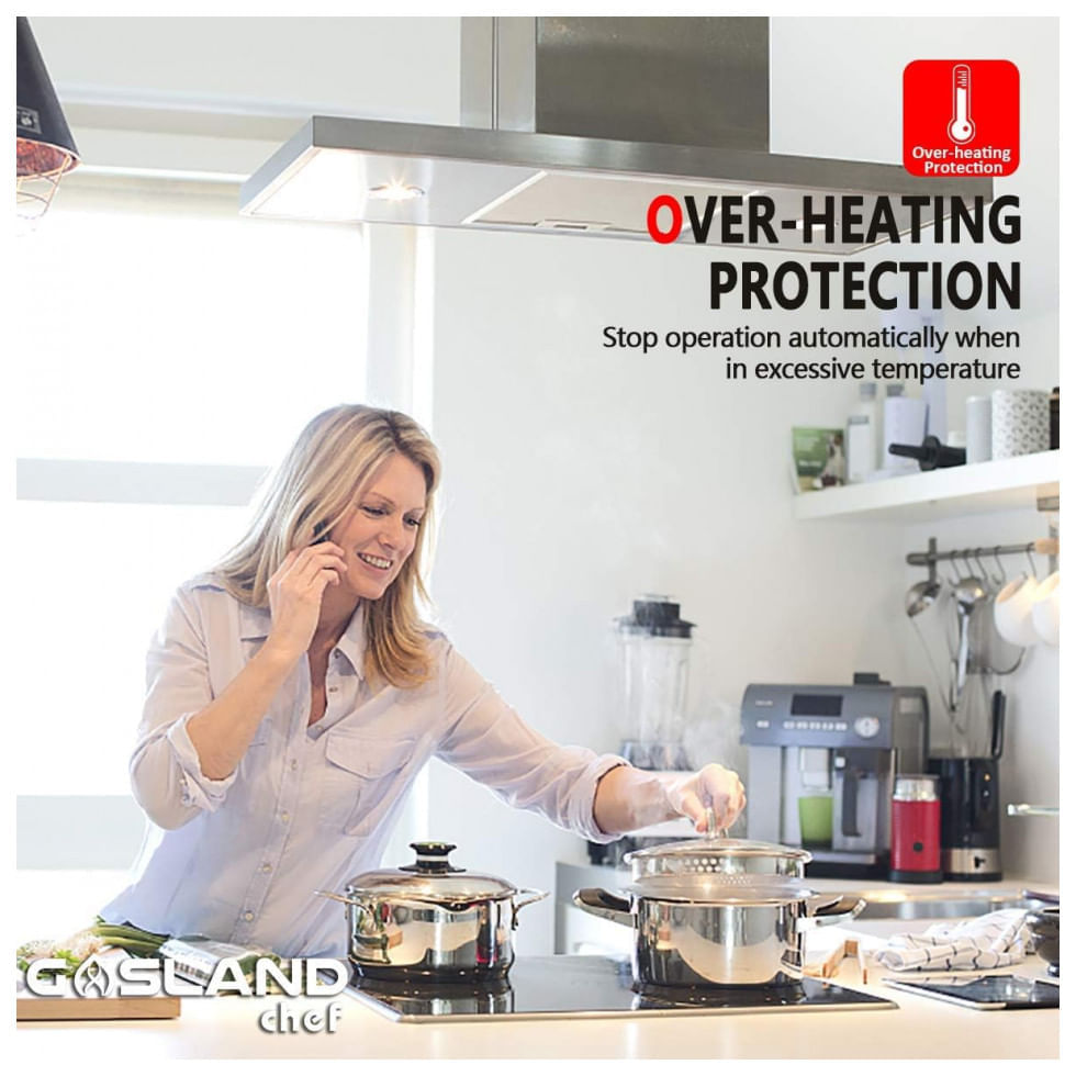 Miniatura Induction Cooktop 12 Inch, GASLAND Chef IH30BF 2 Burners Electric Induction Cooktop, Built in Induction Stovetop, 9 Power Levels, Sensor Touch 110v