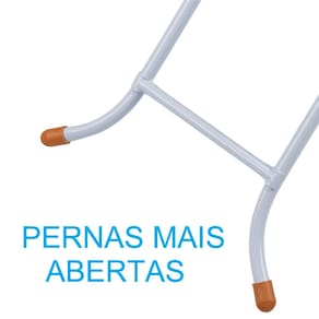 Tábua de Passar Roupa Regulável Utimil EP 212 - Cinza/Branco
