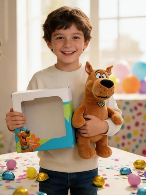 Miniatura Ovo Páscoa Infantil 2026 Cacau Show Scooby Doo 170G Pelúcia