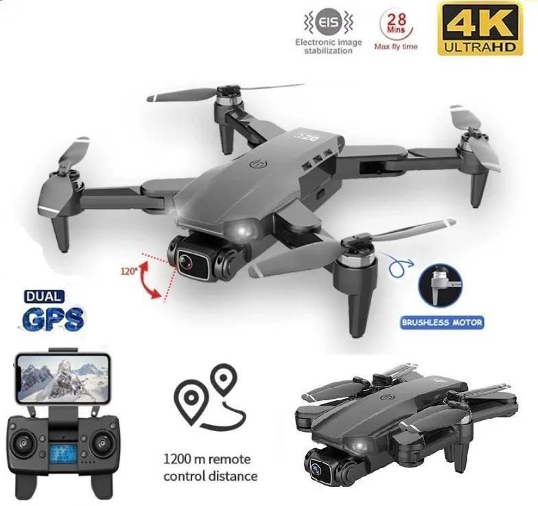 Miniatura Drone L900 Pro Câmera Dupla 4k Gps Motor Brushless 5g Wi-fi