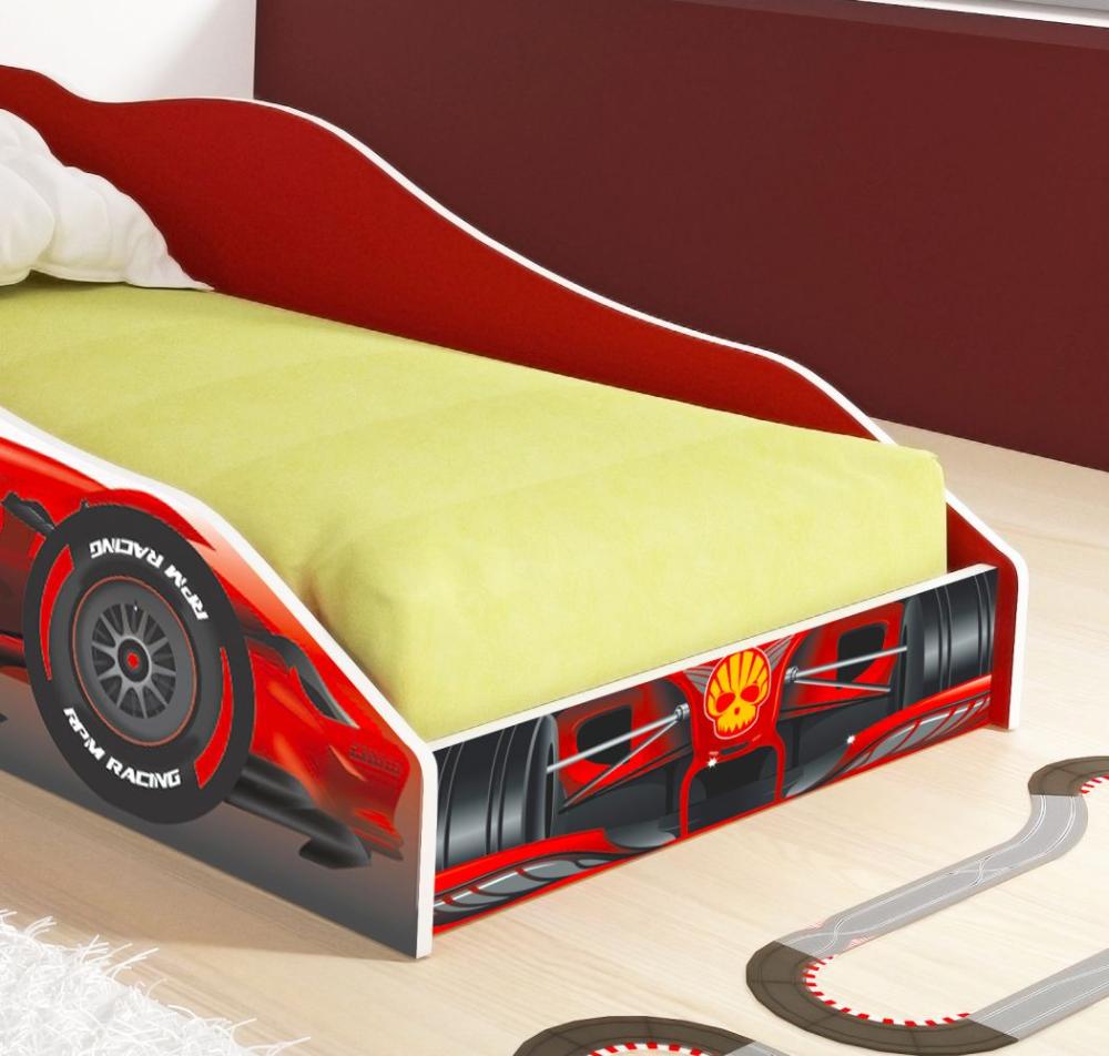 Miniatura Mini Cama Carro F1 RPM - Fórmula F1 - Vermelho - Lojas RPM