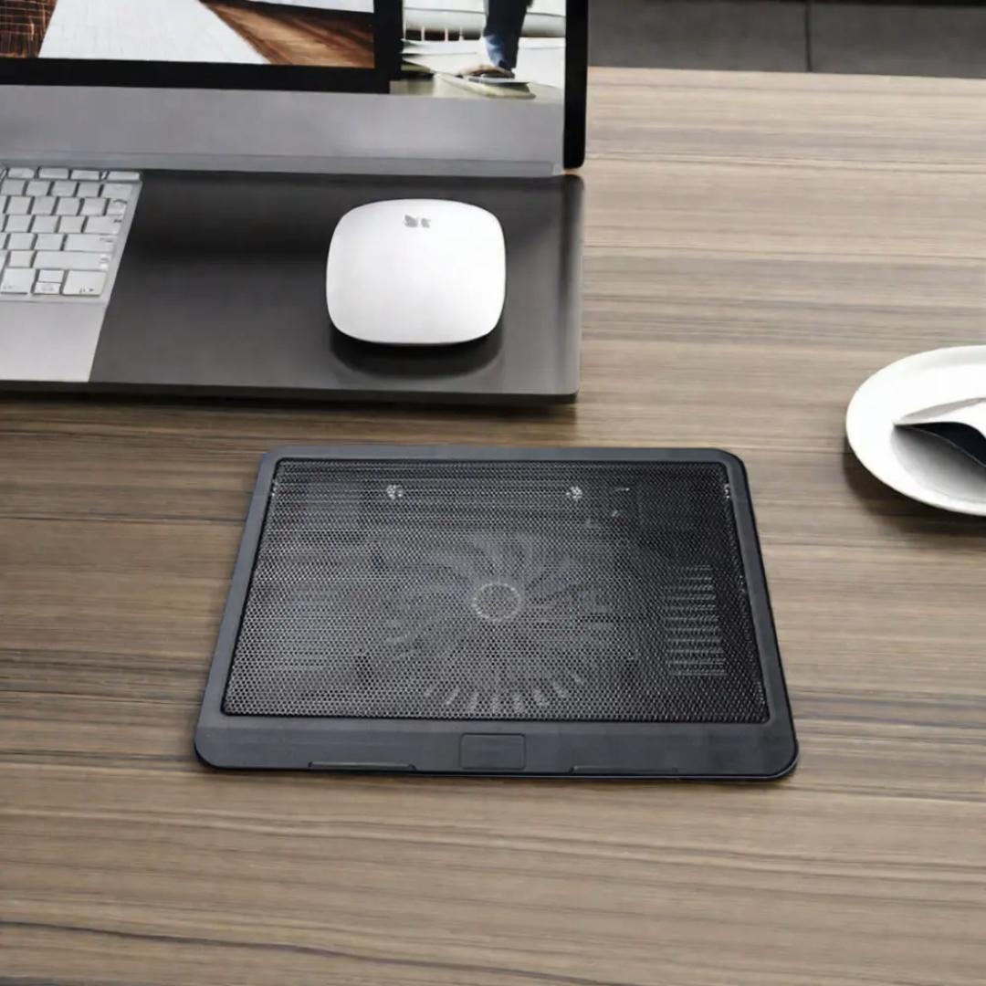 Miniatura Suporte Notebook Cooler Gamer Com 1 Ventoinha Silencioso