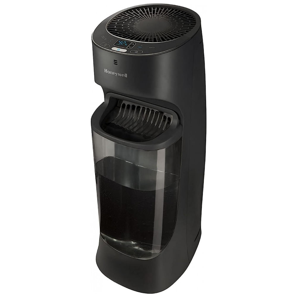 Miniatura Umidificador de Torre 5L com Preenchimento Superior e Painel Digital, Honeywell, Preto