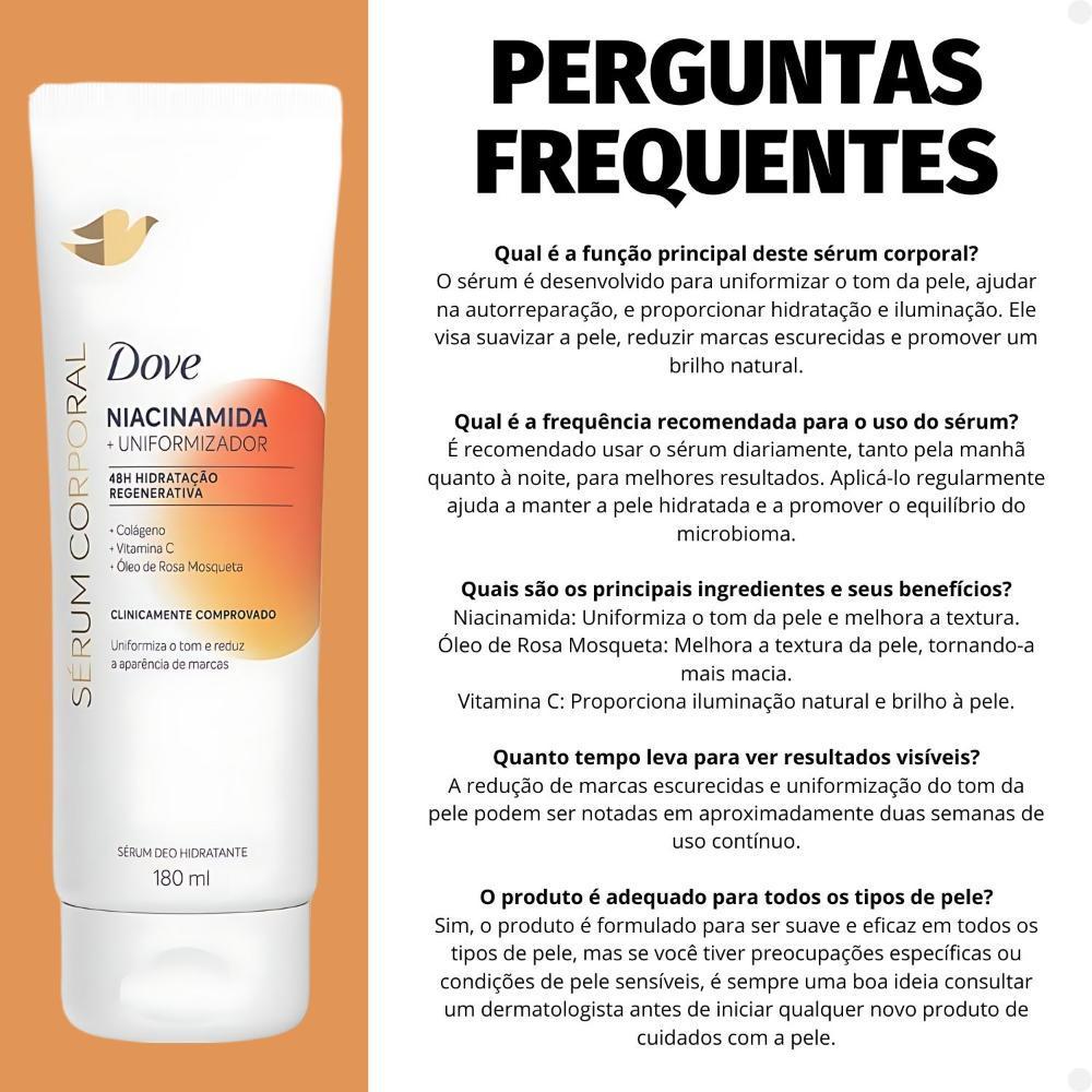 Sérum Corporal Dove Niacinamida + Uniformizador 180Ml