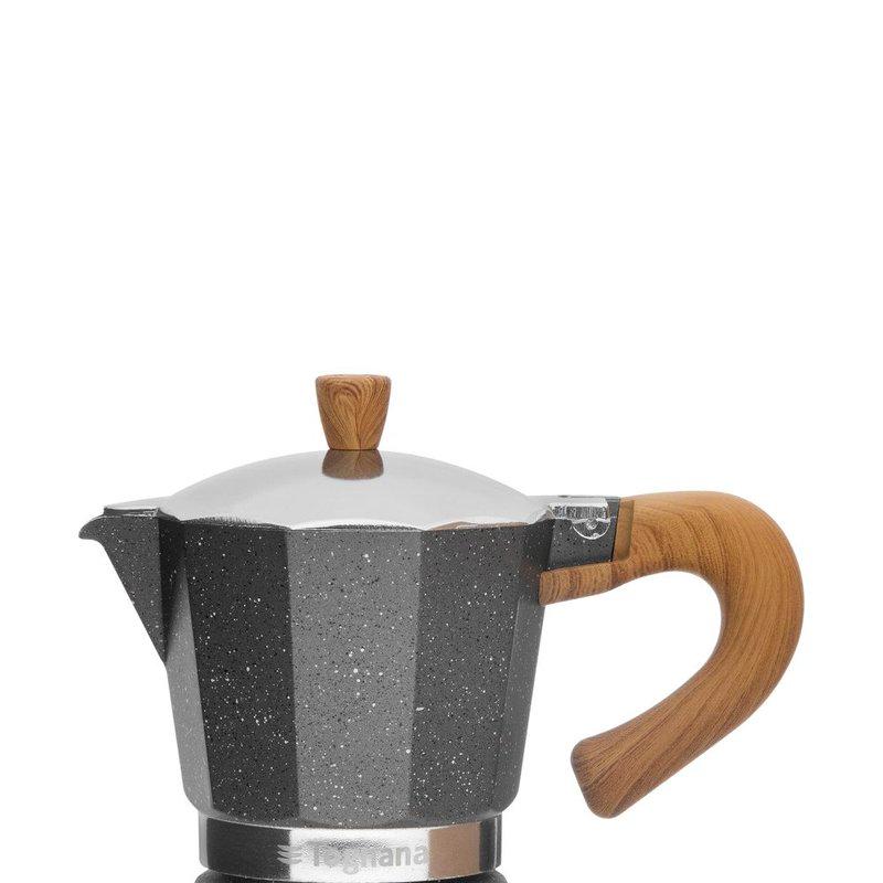 Miniatura Cafeteira Italiana Stone&Wood 360ml Tognana