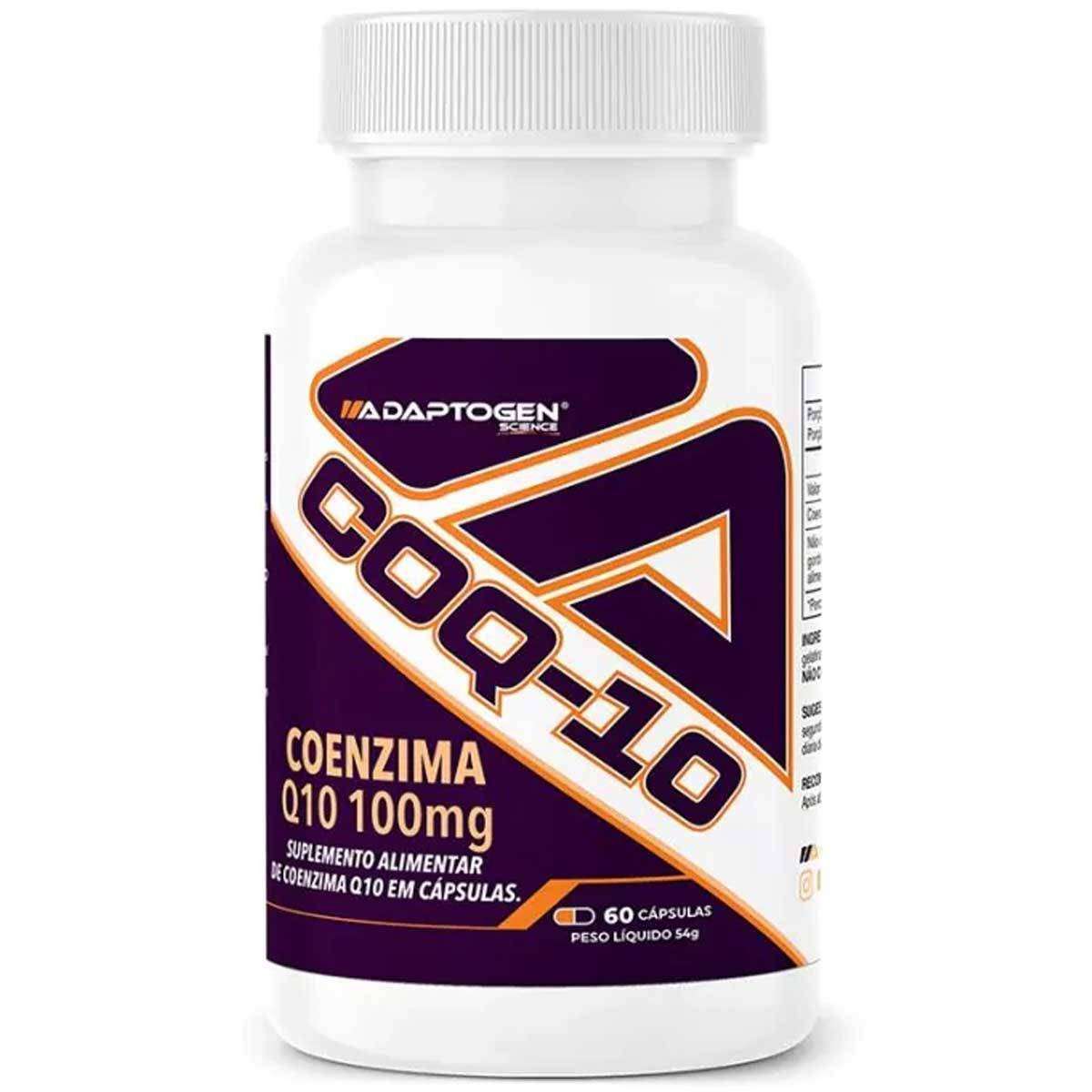 Miniatura Coenzima Q10 100Mg Coq-10 Com 60 Cápsulas Adaptogen