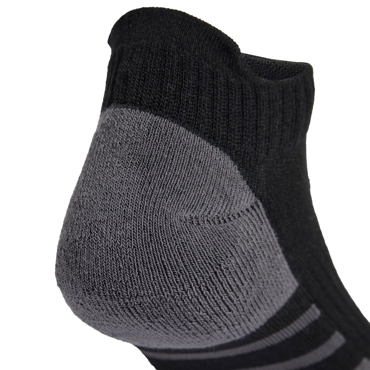 Miniatura Kit Meia Adidas No Show 3 pares Preto+Cinza - G