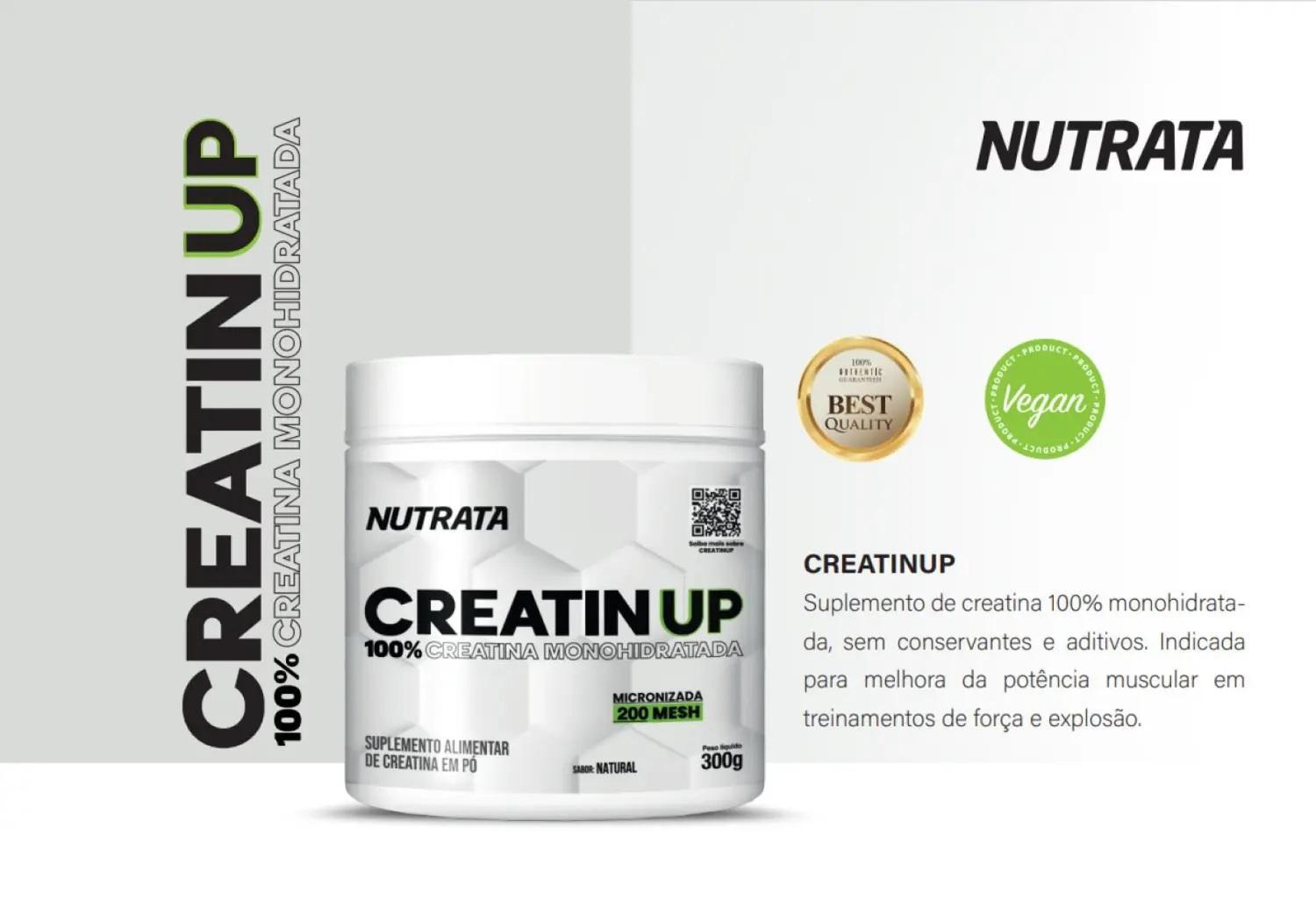 Miniatura Creatina Up 100% Monohidratada (300G) Nutrata