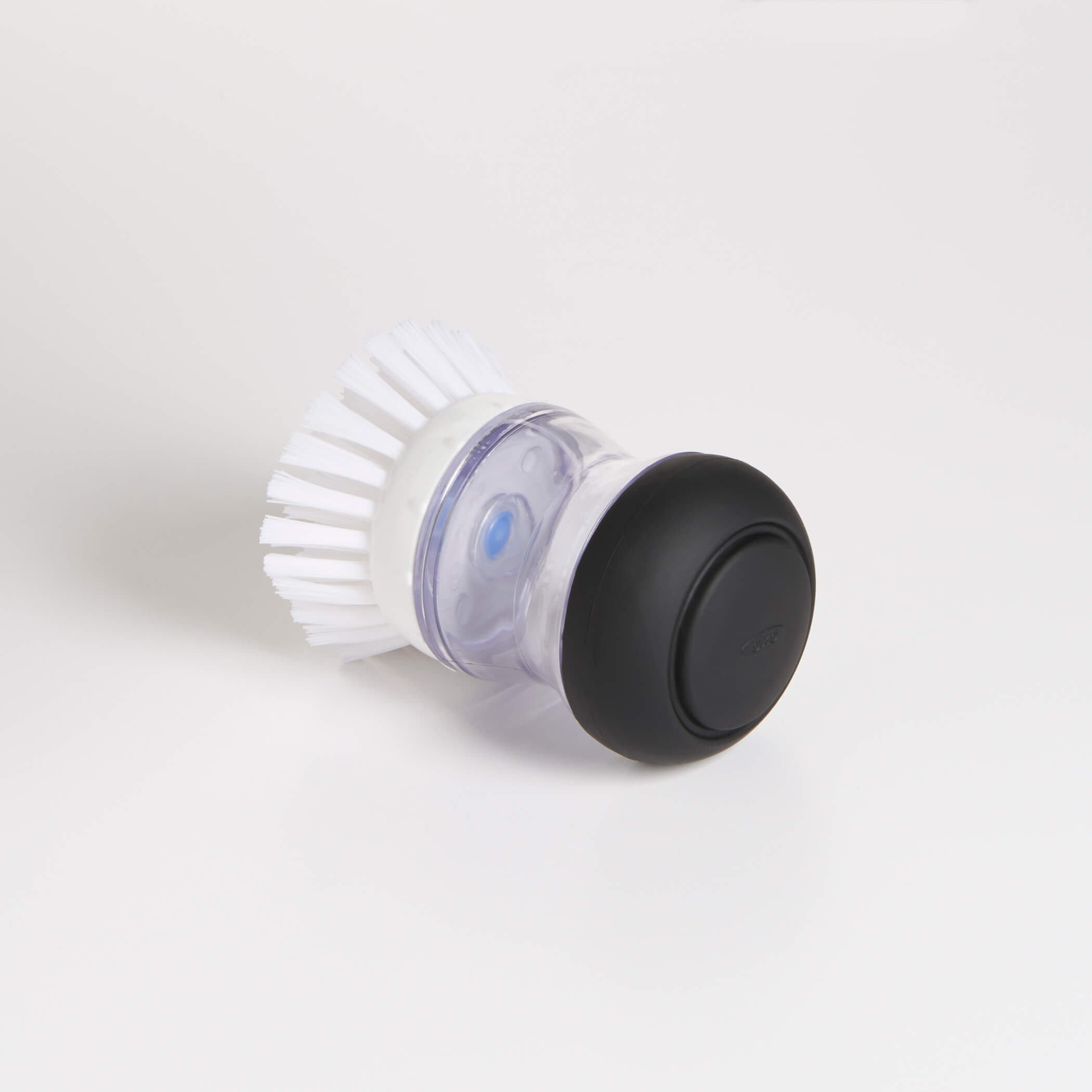Miniatura Escova Redonda para Limpeza 6cm com Dispenser OXO