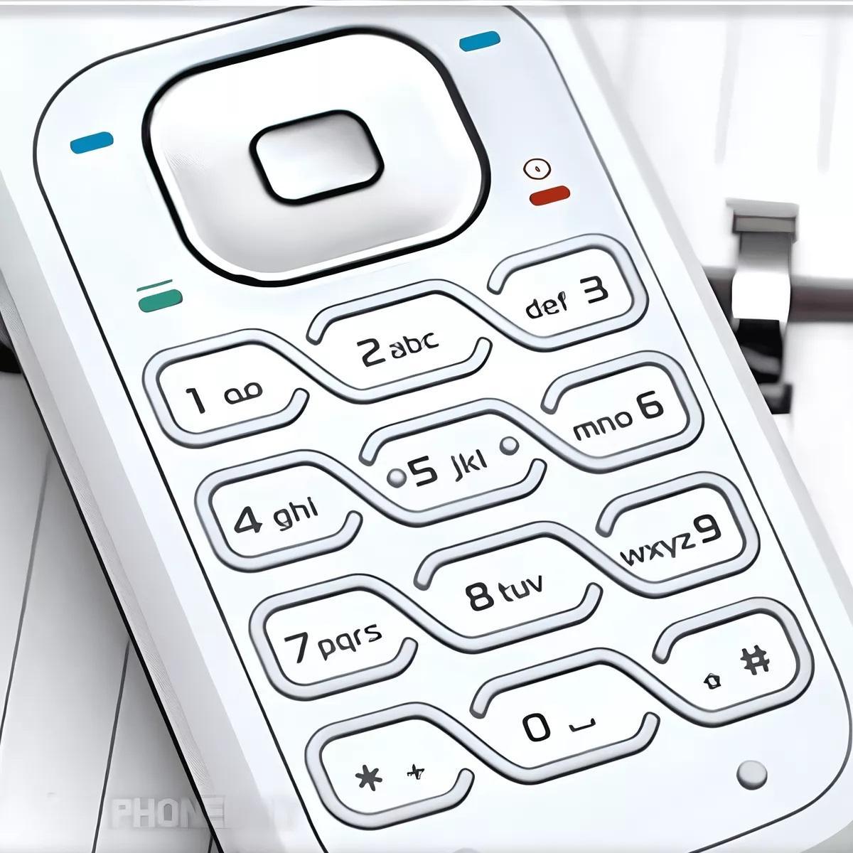 Miniatura Celular Nokia 2505 Dual Sim Flip 3G Idoso Pequeno E Prático