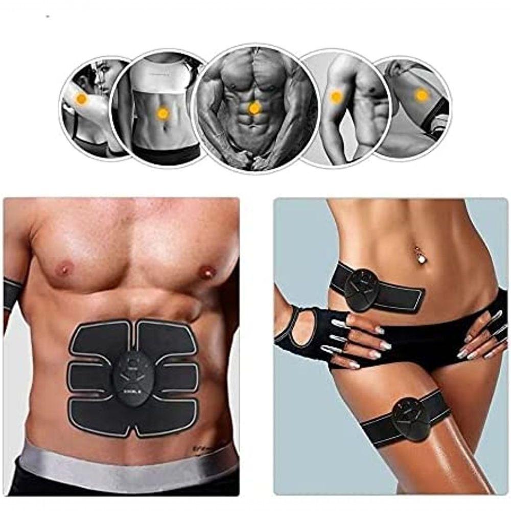 Miniatura Estimulador Muscular Feminino Barriga Tanquinho Ems Emagrecimento Aparelho Abdominal 3 Em 1