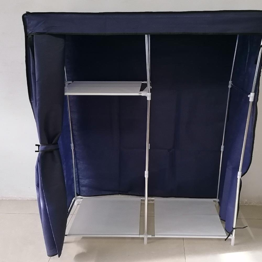 Miniatura Guarda Roupa Cabideiro Portatil Sapateira Organizadora Multiuso Quarto Closet Camping Praia Roxo