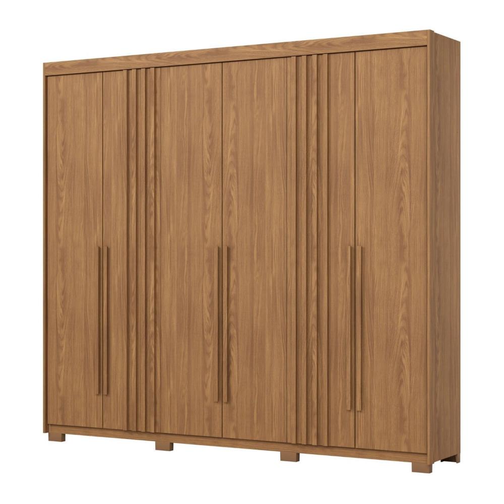 Guarda-Roupa Casal 6 Portas 4 Gavetas Norton Nature