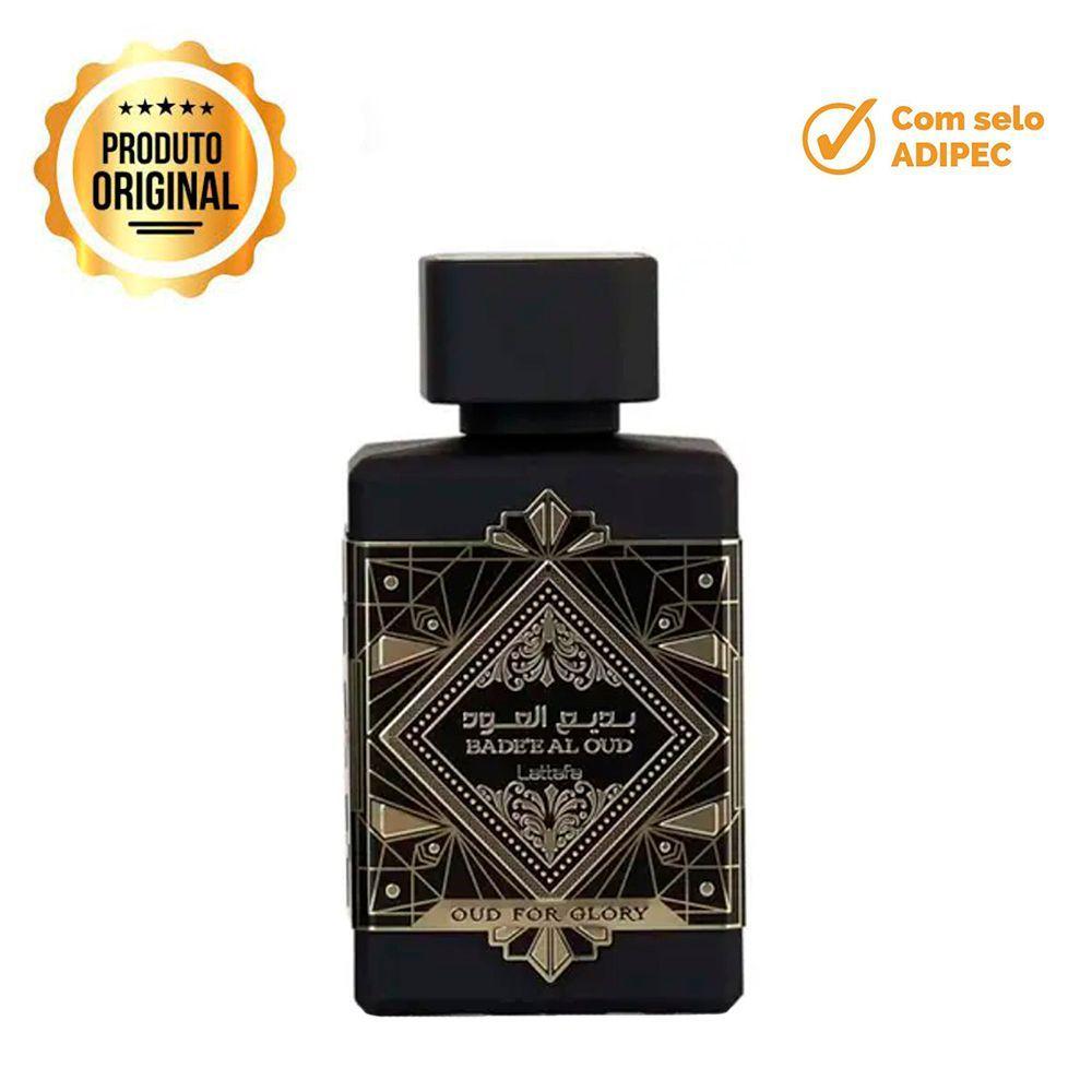 Miniatura Perfume Bade’e Al Oud For Glory Lattafa Eau De Parfum Unissex 100ml