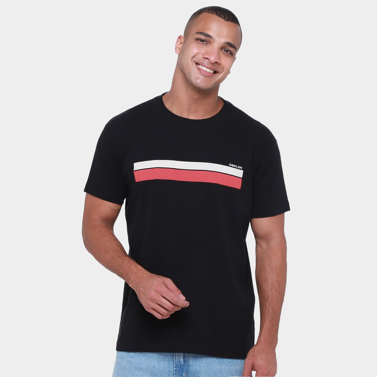 Miniatura Camiseta Osklen Vintage Masculina Preto - M