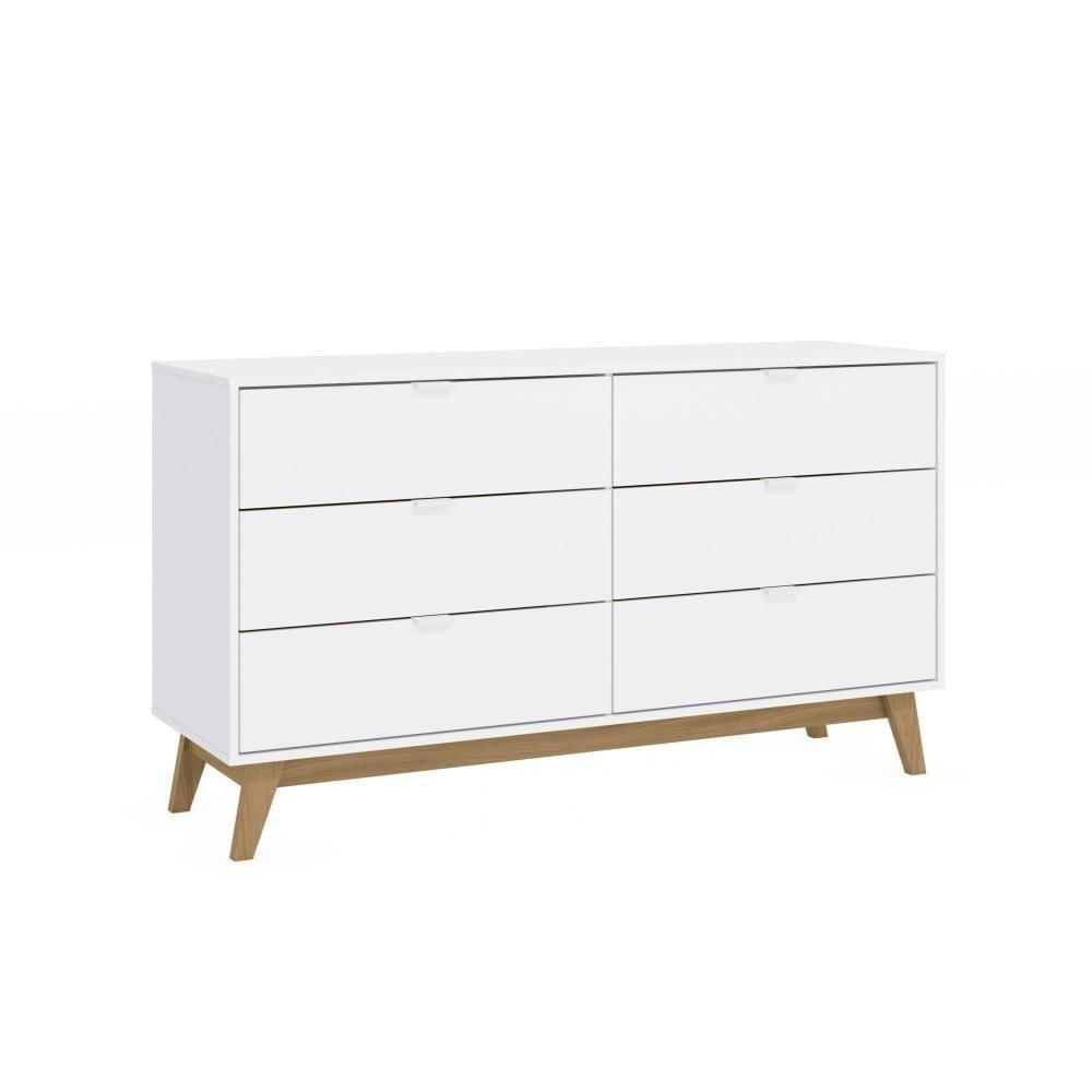 Cômoda Kappesberg 6 Gavetas Branco/itapuã