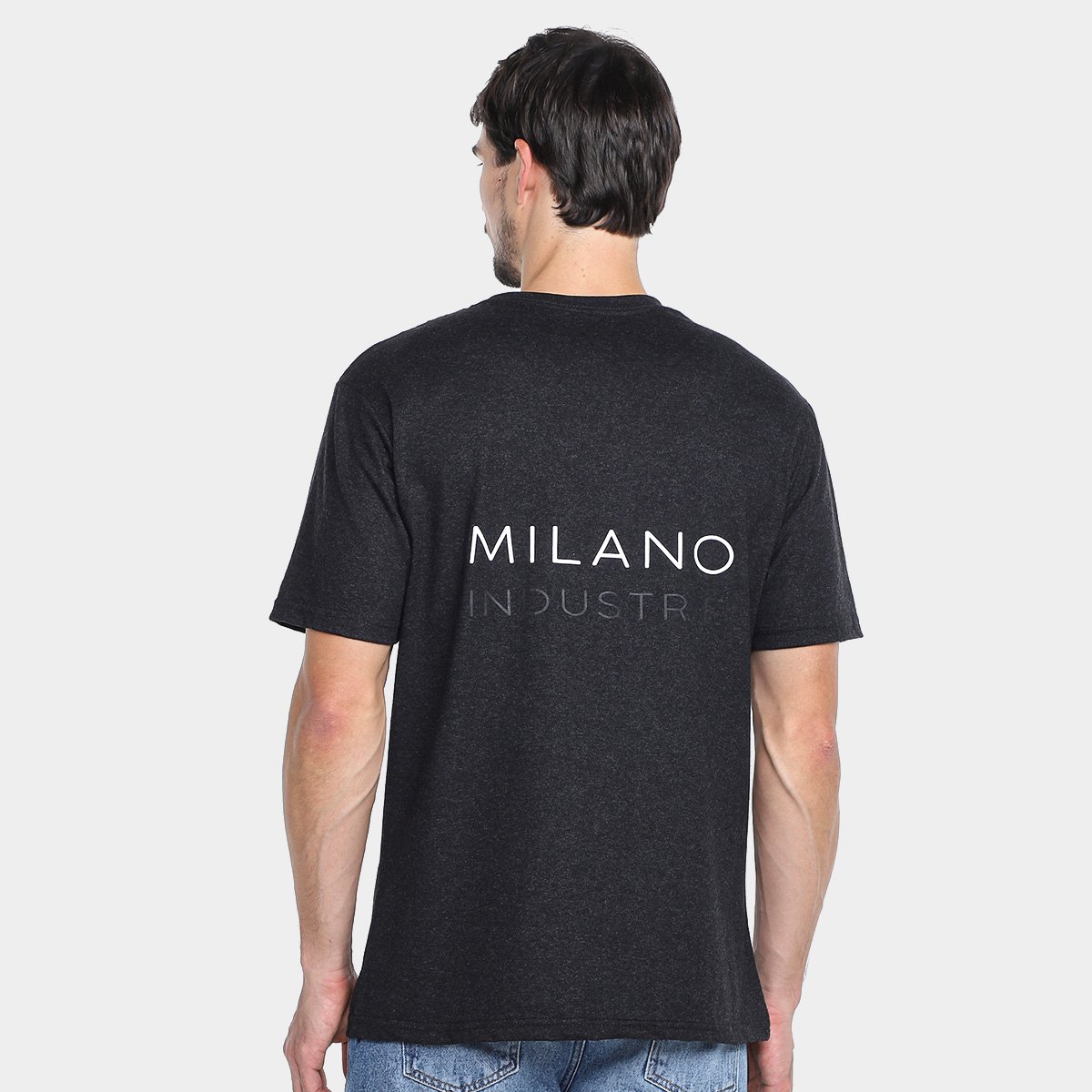 Miniatura Camiseta Industrie Milano Masculina Mescla - G