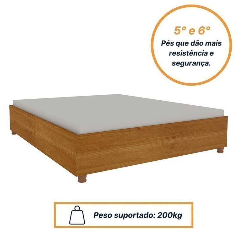 Miniatura Quarto Completo 1 Guarda-Roupa com Espelho 1 Cômoda Ripado Nova York e 1 Cama Casal Mônaco Espresso Móveis Cinamomo