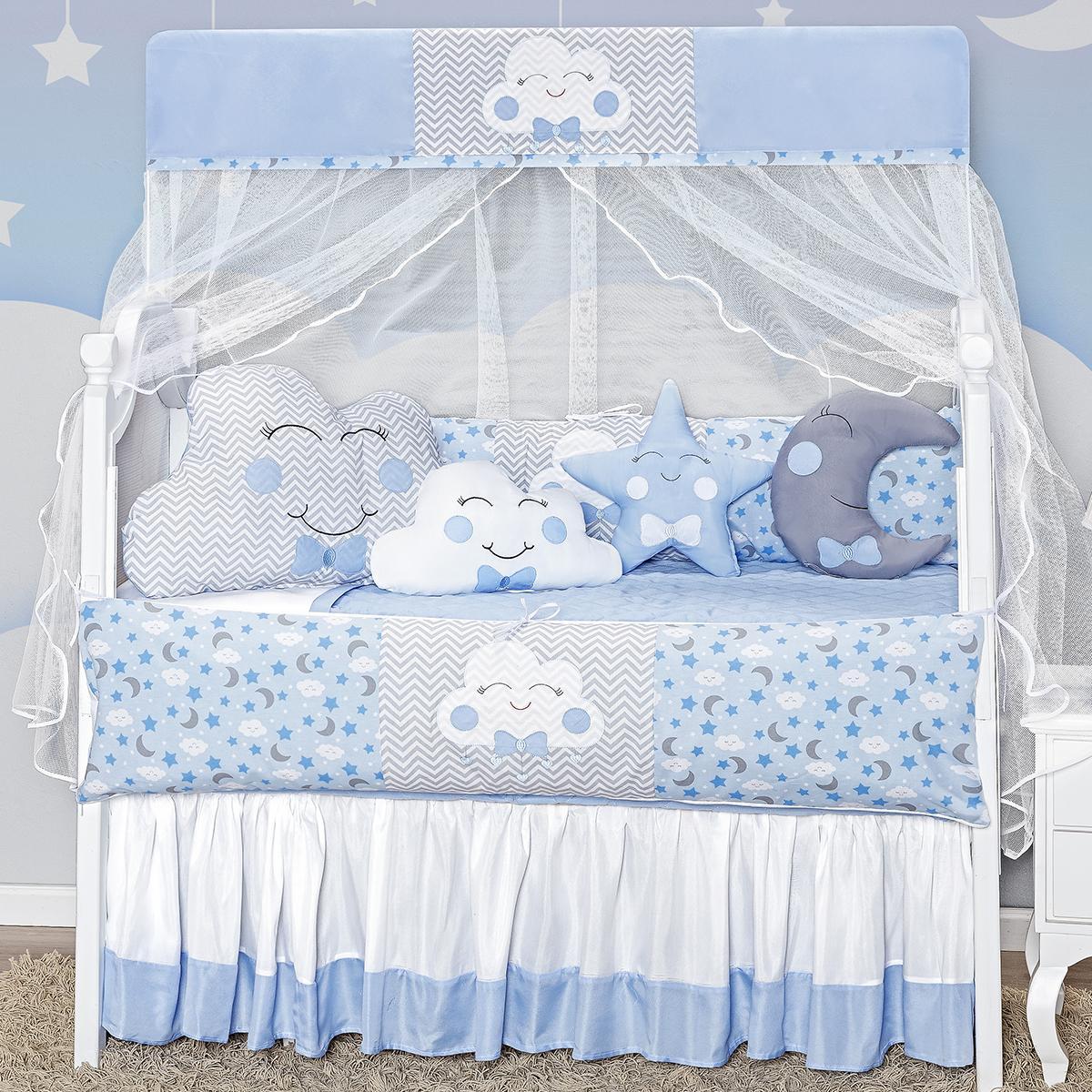 Miniatura Kit Jogo De Berço Baby Exclusivo Kit Americano Para Bebe