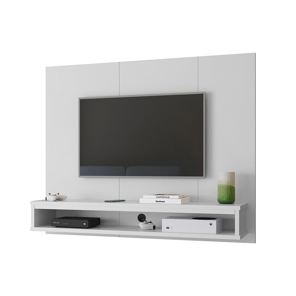 Miniatura Painel Sala Quarto Com Nicho Tv’s Até 48 Polegadas Cissa - Branco - Lojas RPM