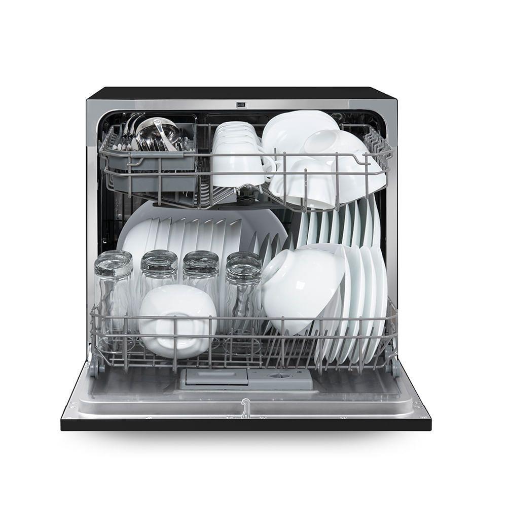 Miniatura Lava Louças 8 Serviços Midea Cor Preta Dwa08p2 - 220v