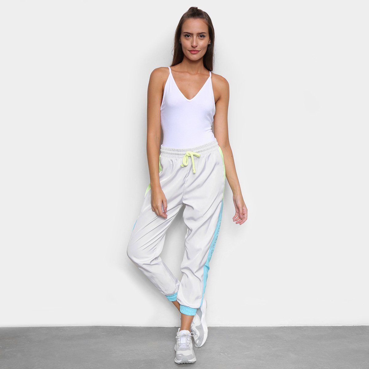 Miniatura Body Colcci Cavado Canelado Liso Branco - G