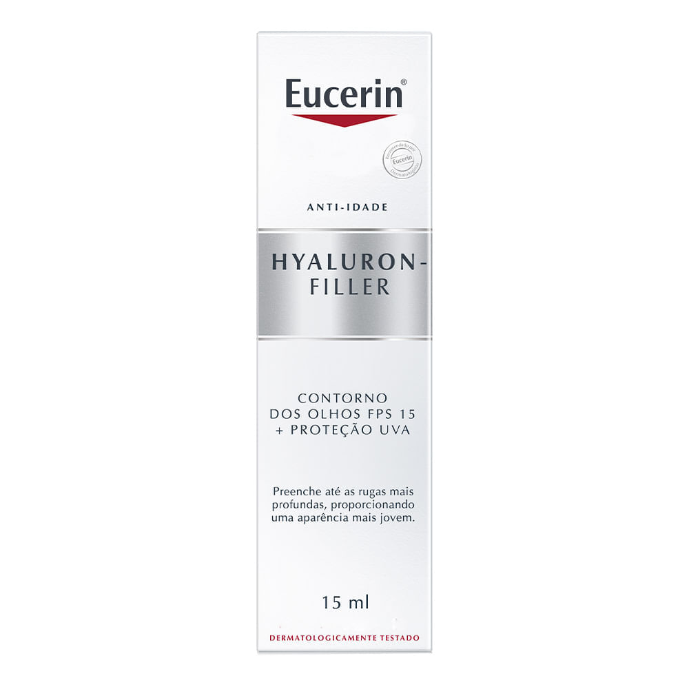 Miniatura Rejuvenescedor para Área dos Olhos Eucerin - Hyaluron-Filler Olhos 15ml