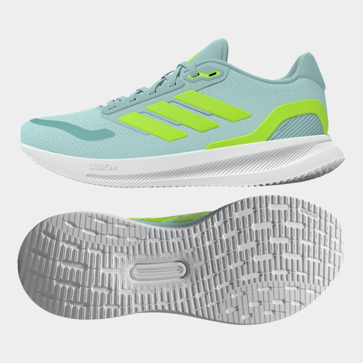 Miniatura Tênis Adidas Runfalcon 5 Feminino Azul Turquesa - 34