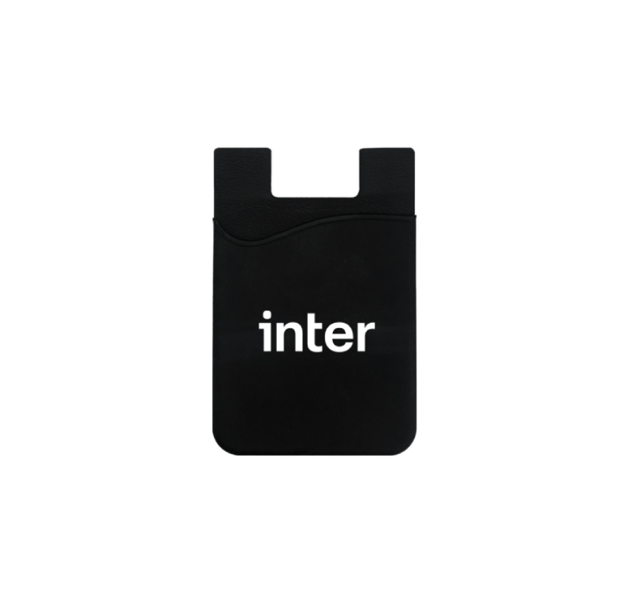 Porta Cartão Inter - Preto