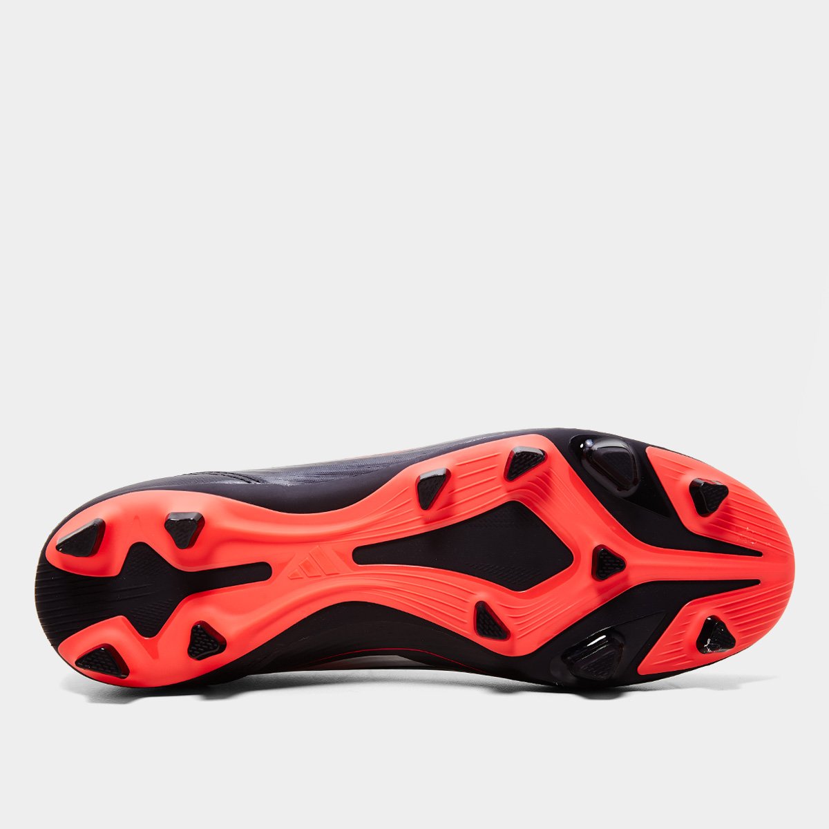 Miniatura Chuteira Campo Adidas F50 Club Unissex Preto+Vermelho - 37