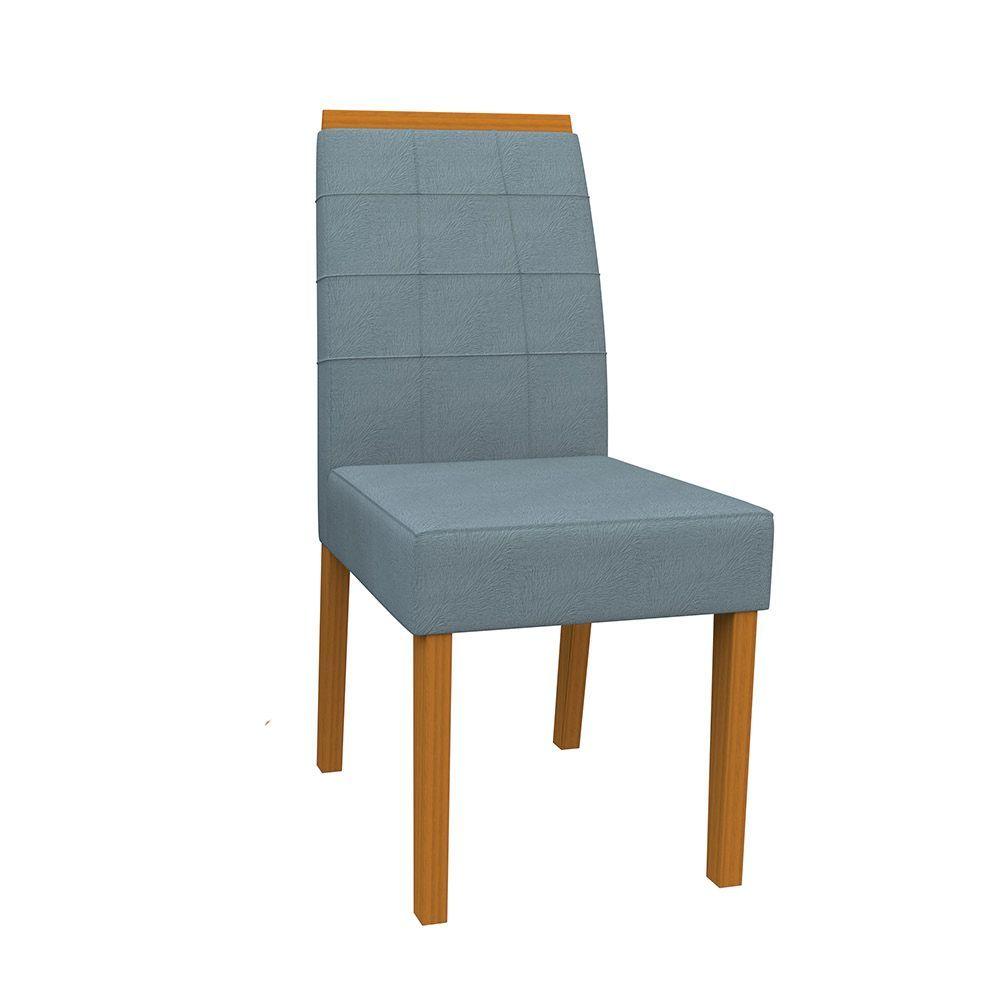 Miniatura Kit 06 Cadeiras de Jantar Aline Animalle Azul Wd26 - D'rossi