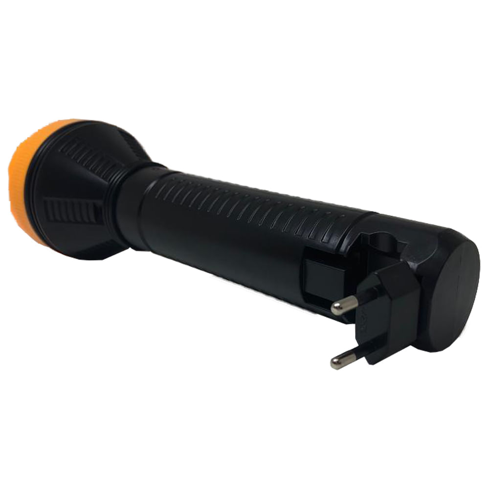 Miniatura Lanterna De Led Super Potente Recarregável 25Cm 5W Sq-3534