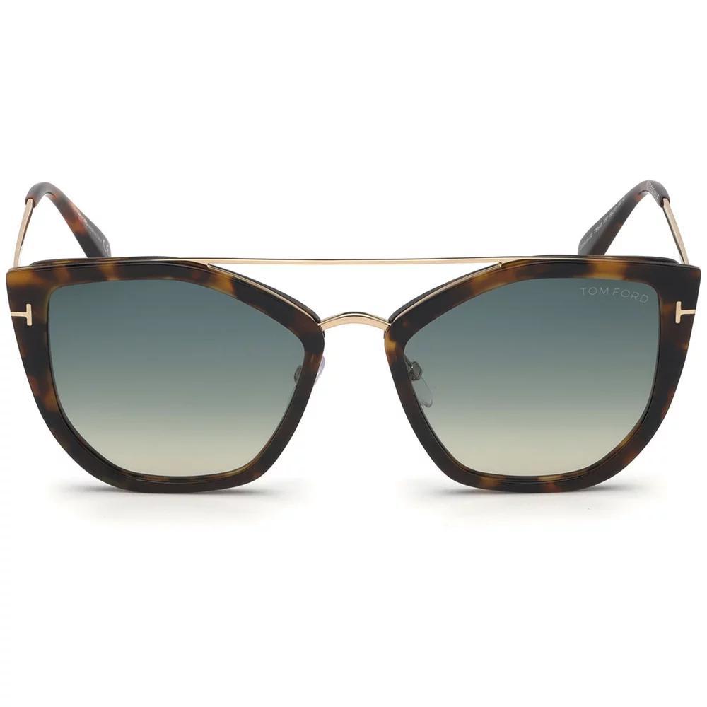 Miniatura Óculos Tom Ford Ft0648/S 56P 55 +AC0- Havana/Verde Gradiente