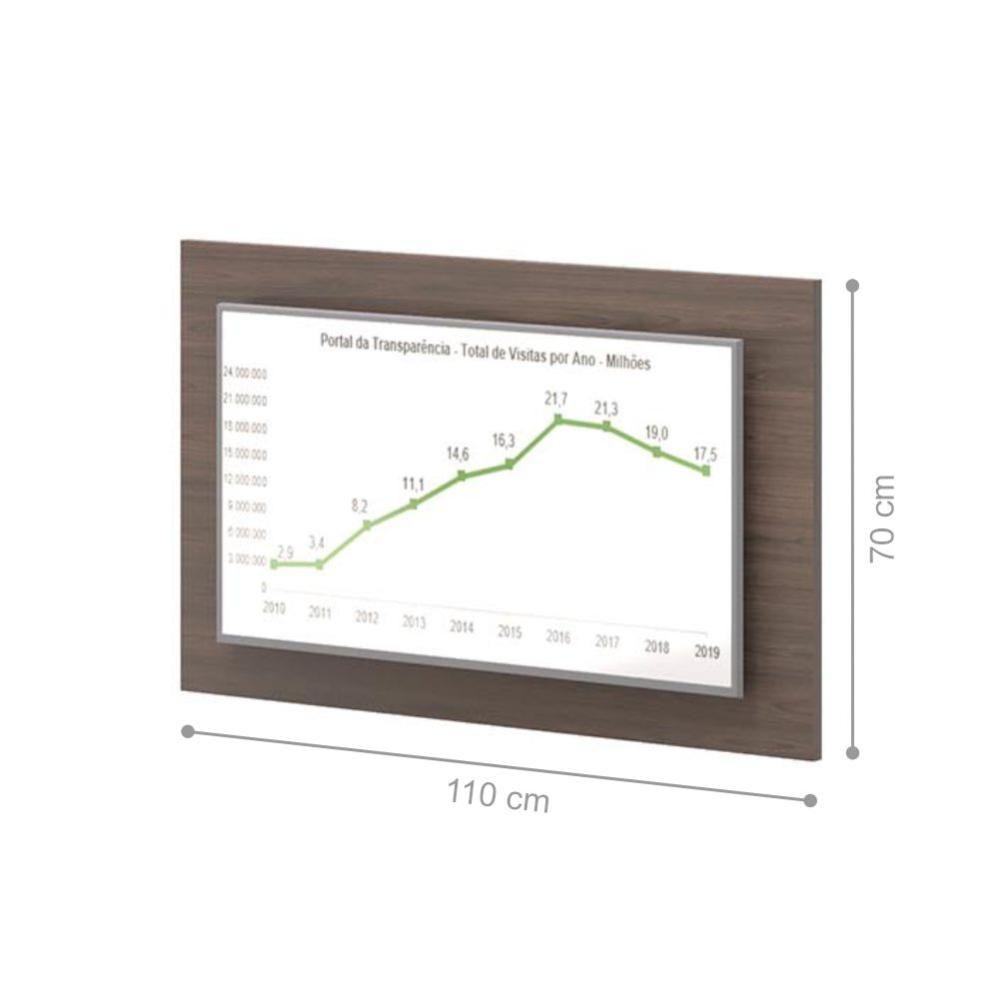 Miniatura Painel De Tv 40 Polegadas Guitar Freijo Preto