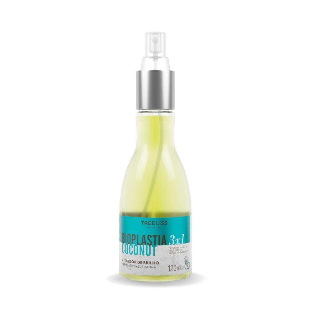 Miniatura Finalizador Capilar Ativador Brilho Coconut 120Ml Tree Liss