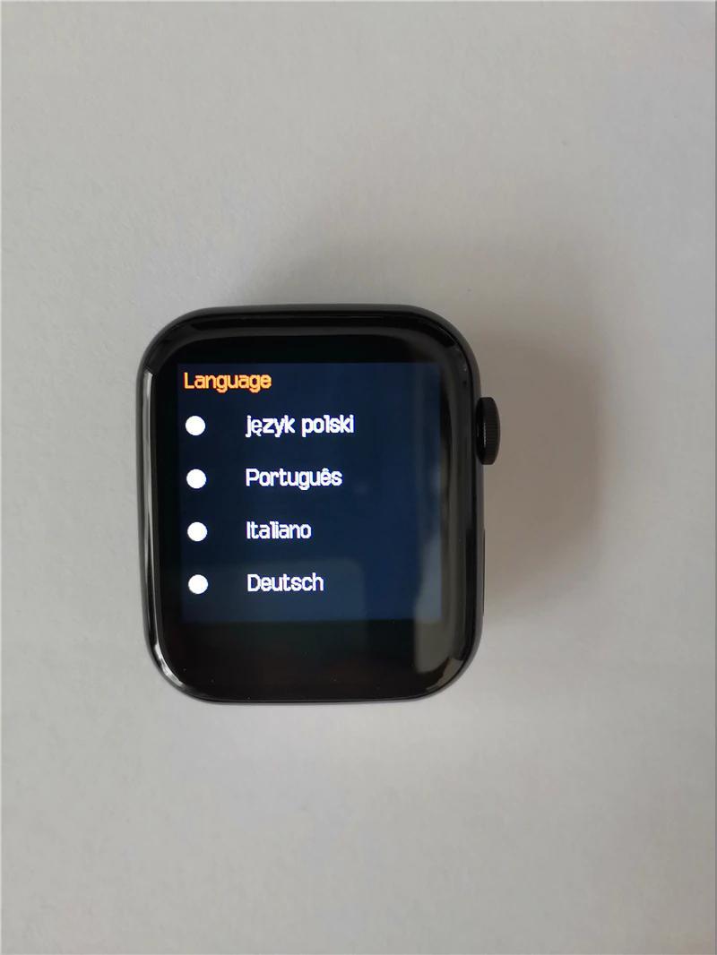 Miniatura Smartwatch Series 5 Iwo Max 2 Mickey Siri Chamada Bluetooth