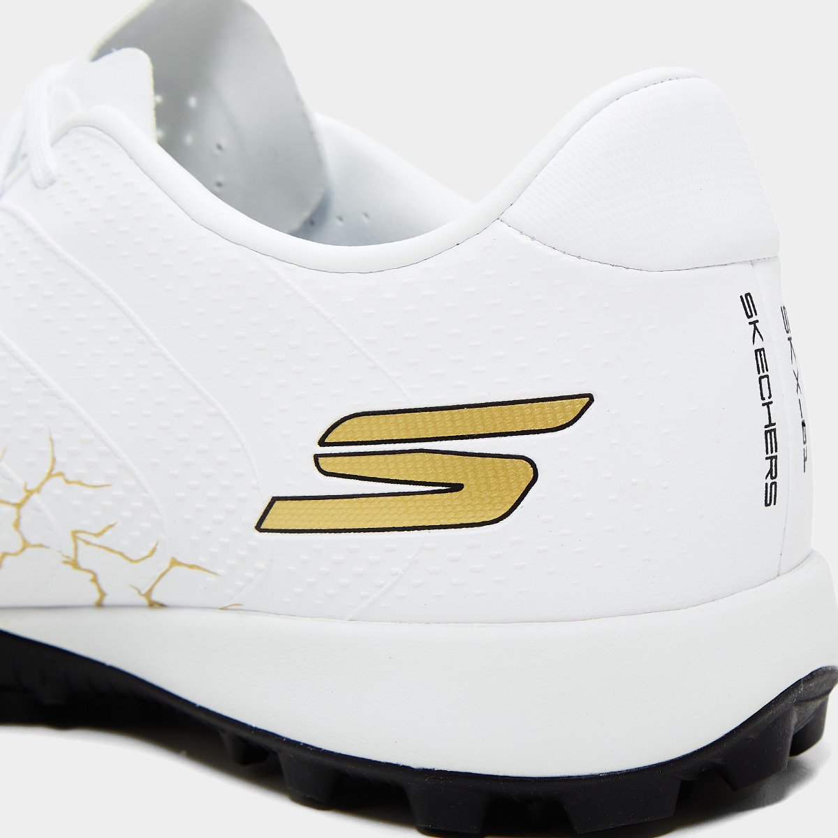 Chuteira Society Skechers Gold Masculina Branco+dourado - 38