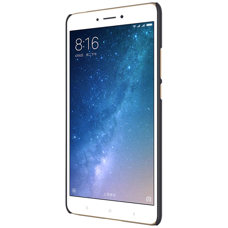 Miniatura Capinha Preta Xiaomi Mi Max 2 Nillkin Capa Fosca E Película