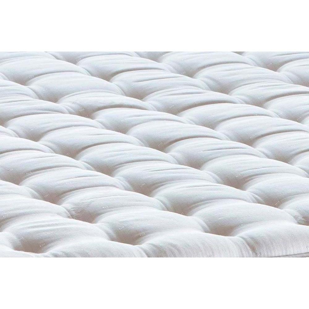 Miniatura Cama Box Baú Queen: Colchão Molas Ensacadas Castor Light Stress Visco + Base Gray(158X198)