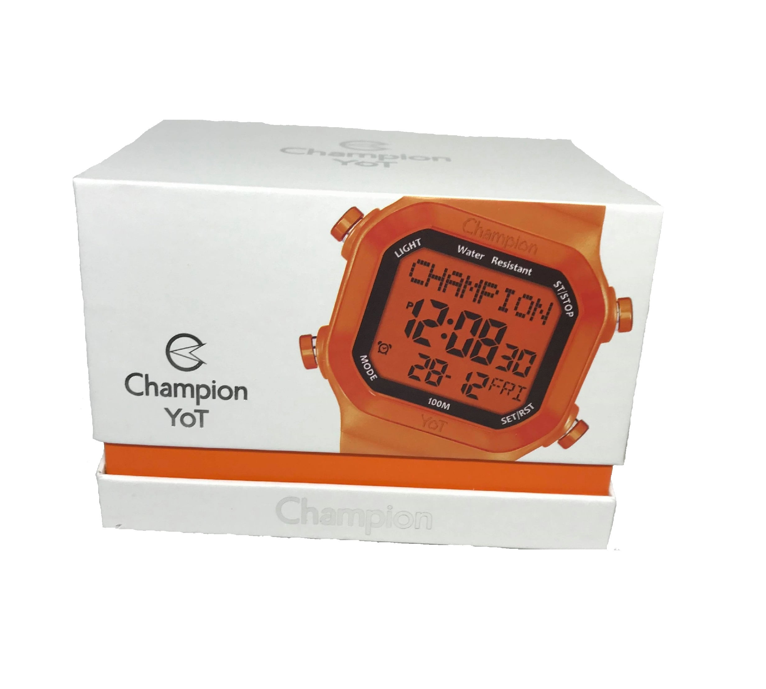 Miniatura Relogio Champion Yot Digital Quadrado Troca Pulseira