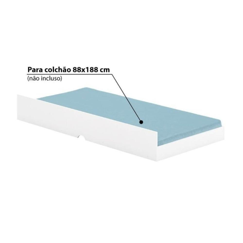 Treliche Juvenil Smart com 6 Nichos Cimol Branco