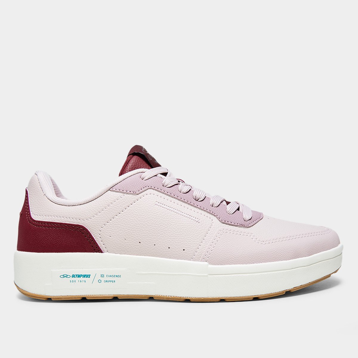 Miniatura Tênis Olympikus Versa Feminino Rosa+Vinho - 34
