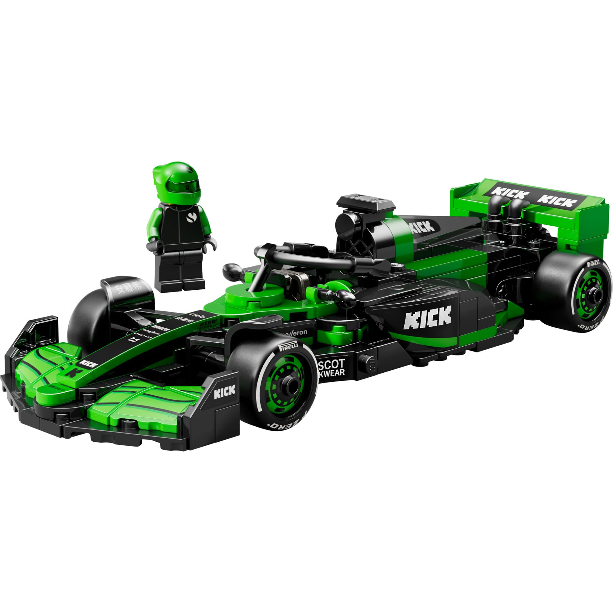 Miniatura LEGO Speed Champions - KICK Sauber F1® Team C44